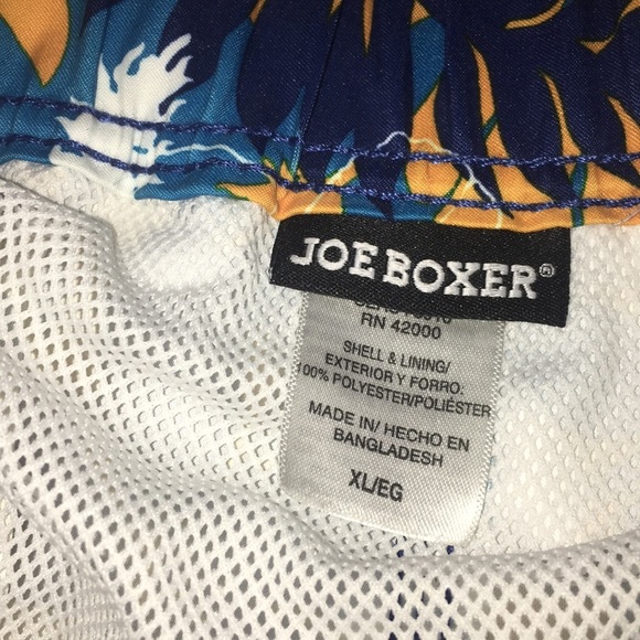 NWT Joe Boxer Hibiscus Swim Trunks - Picture 4 of 6